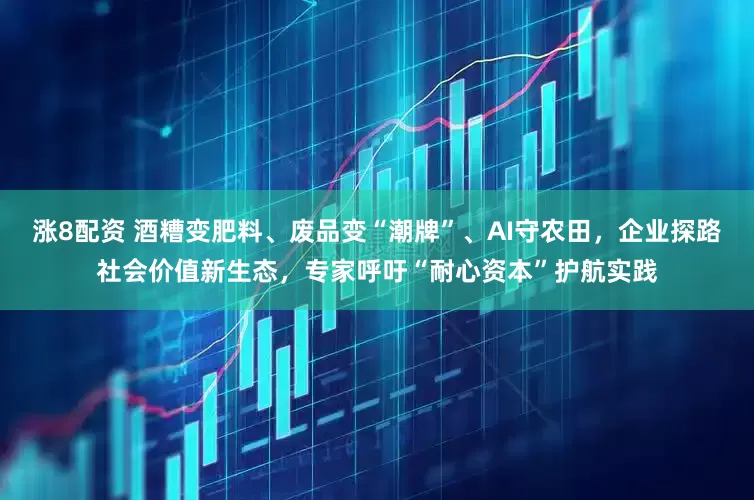 涨8配资 酒糟变肥料、废品变“潮牌”、AI守农田，企业探路社会价值新生态，专家呼吁“耐心资本”护航实践